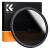 K&F Concept KF4325 Nano-B - filtr szary zmienny, Variable ND2-400 (1-9 Stop), 52mm